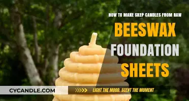 Crafting Skep Candles: A Guide to Using Raw Beeswax Sheets