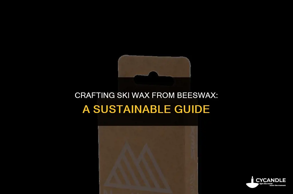 how to make ski wax beeswax