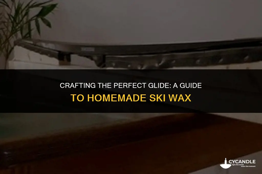 how to make ski wax