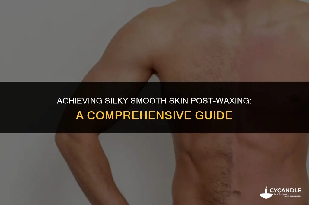 how to make skin smooth after waxing