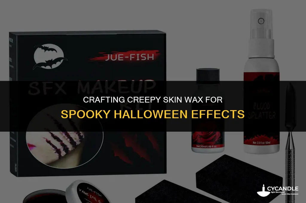 how to make skin wax for halloween