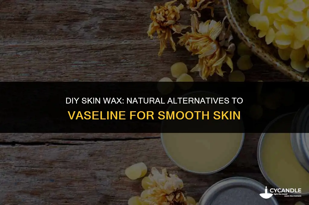 how to make skin wax without vaseline