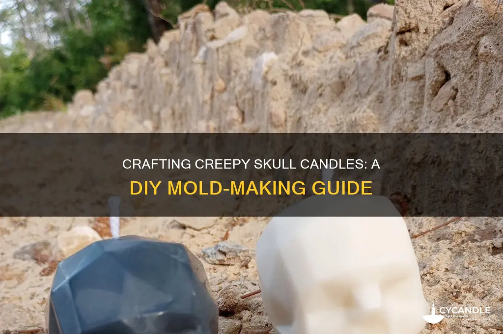 how to make skull candle mold