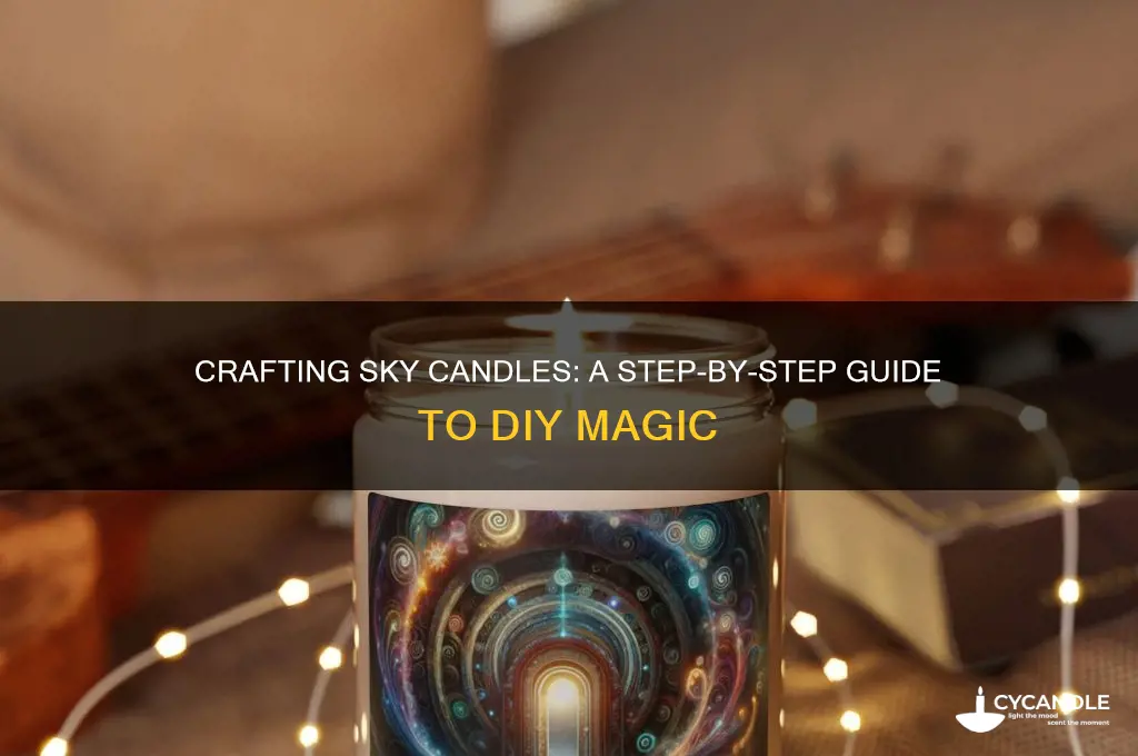 how to make sky candle