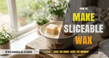 Crafting Sliceable Wax: A Step-by-Step Guide for Beginners