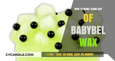 Crafting Fun: DIY Slime from Babybel Wax - A Simple Guide