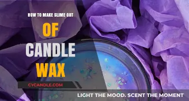 Creative Slime Craft: Transforming Candle Wax into Gooey Fun