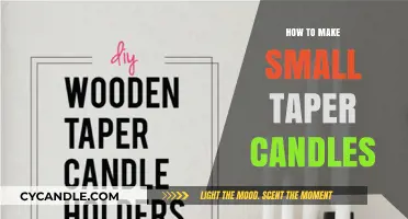 Crafting Perfect Small Taper Candles: A Step-by-Step DIY Guide