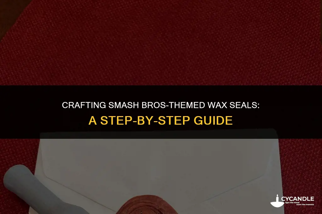 how to make smash bros wax seal
