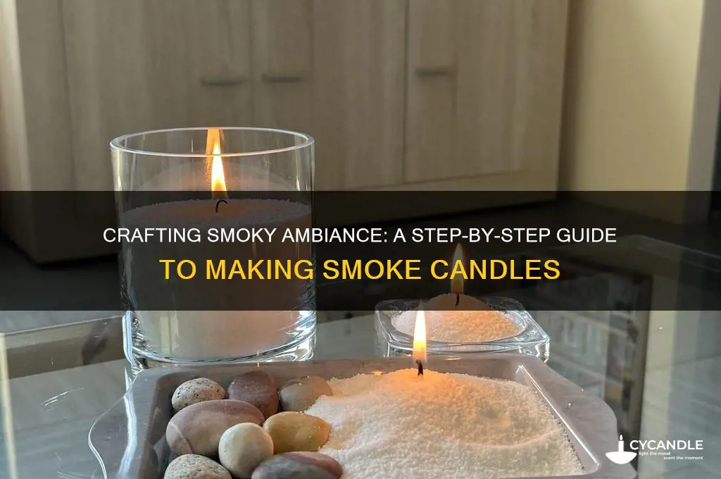how to make smoke candle