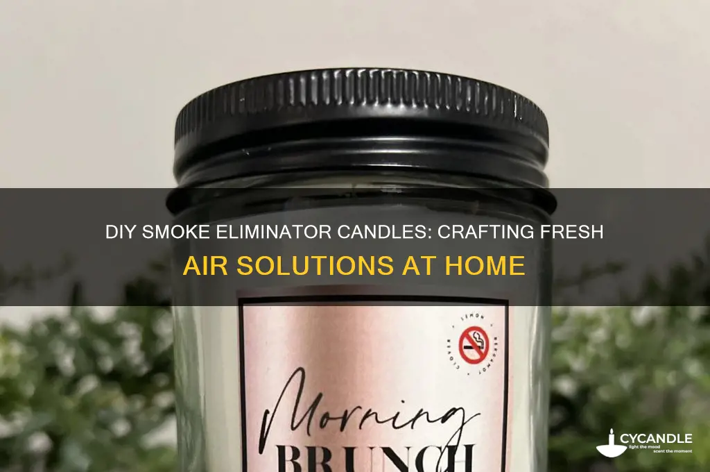 how to make smoke eliminator candles