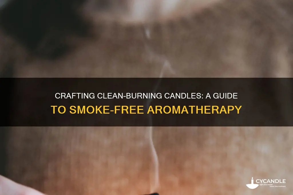 how to make smoke free candles