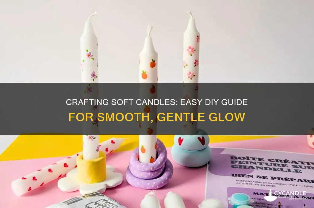 how to make soft candle