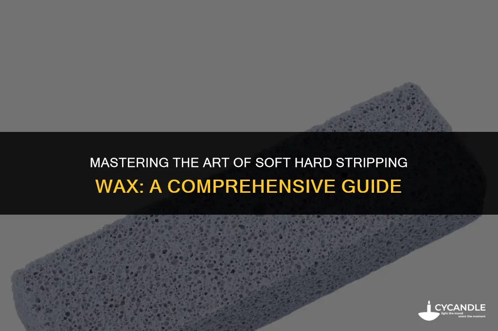 how to make soft hard stripping wax