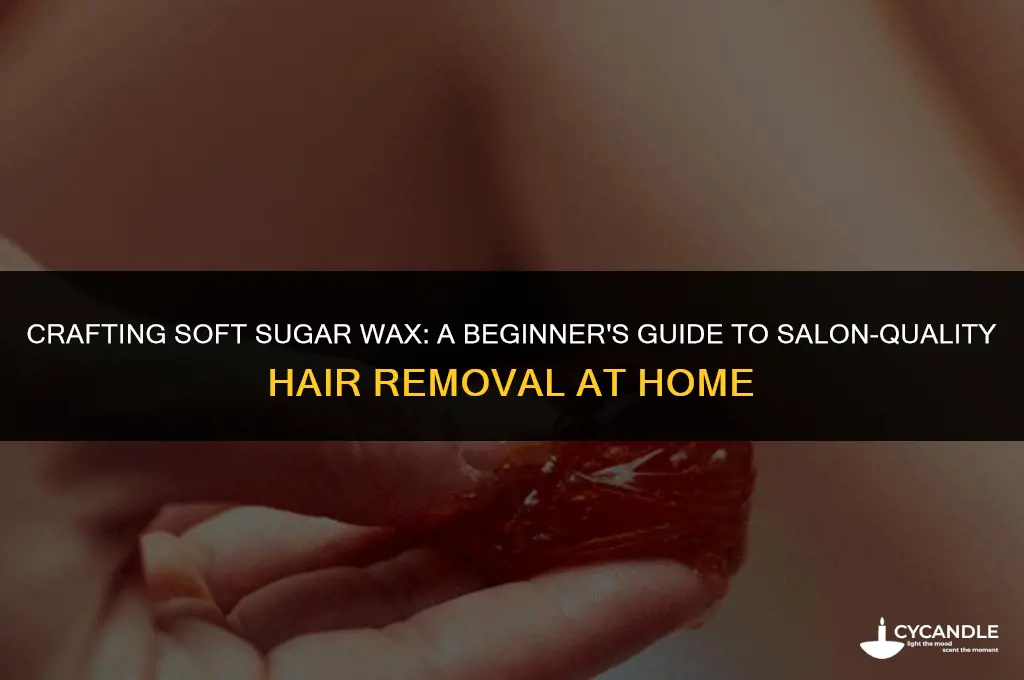 how to make soft ugar wax