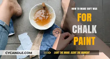 Crafting Soft Wax for Chalk Paint: A DIY Guide
