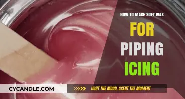 Crafting Soft Wax for Piping Icing: A Beginner's Guide