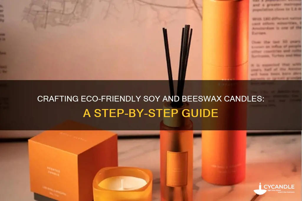 how to make soy and beeswax candles