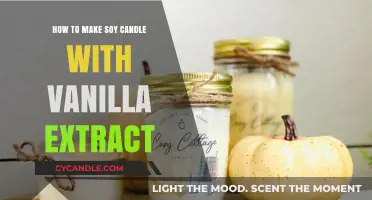 Crafting Soy Candles with Vanilla Extract: A Simple DIY Guide