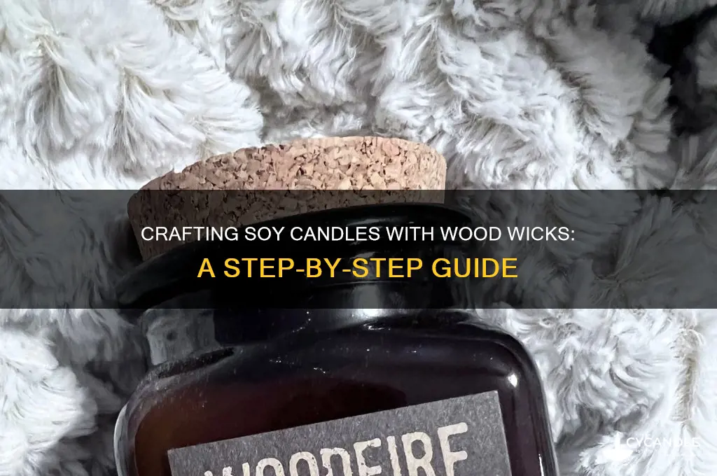 how to make soy candle with wood wick