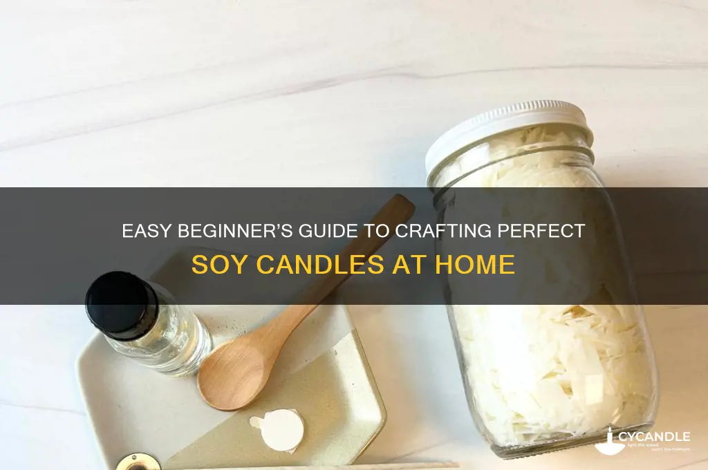 how to make soy candles for beginners