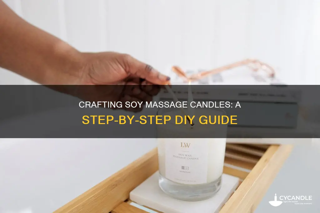how to make soy candles for massage
