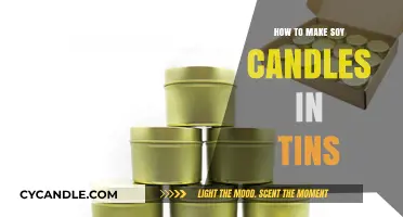 Crafting Soy Candles in Tins: A Simple DIY Guide