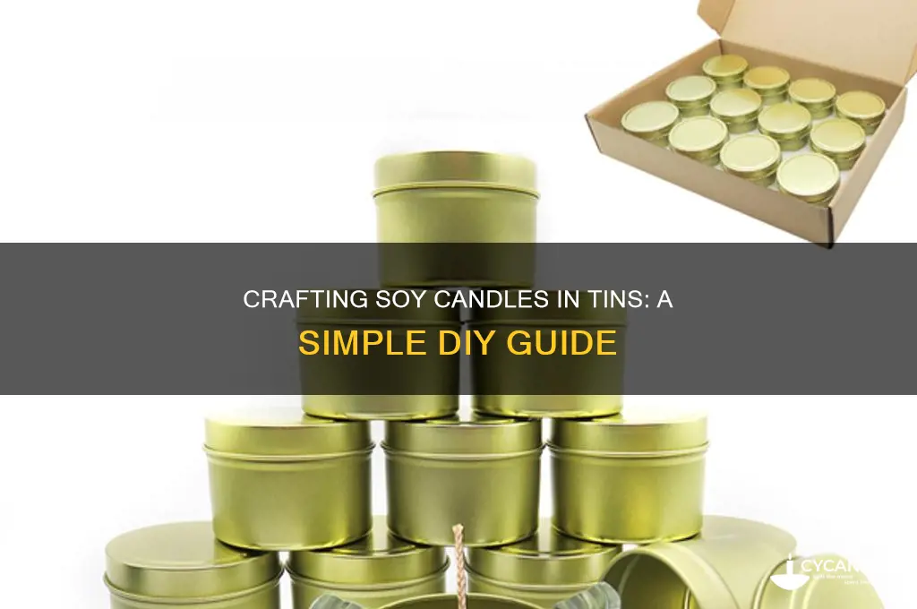 how to make soy candles in tins