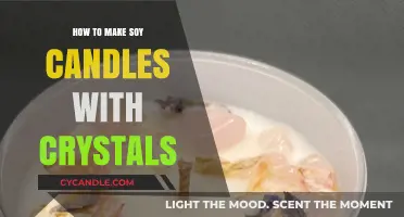 Crafting Soy Candles Infused with Healing Crystals: A Step-by-Step Guide