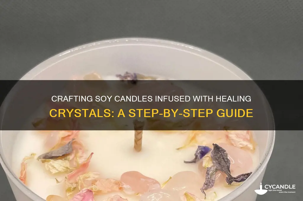 how to make soy candles with crystals