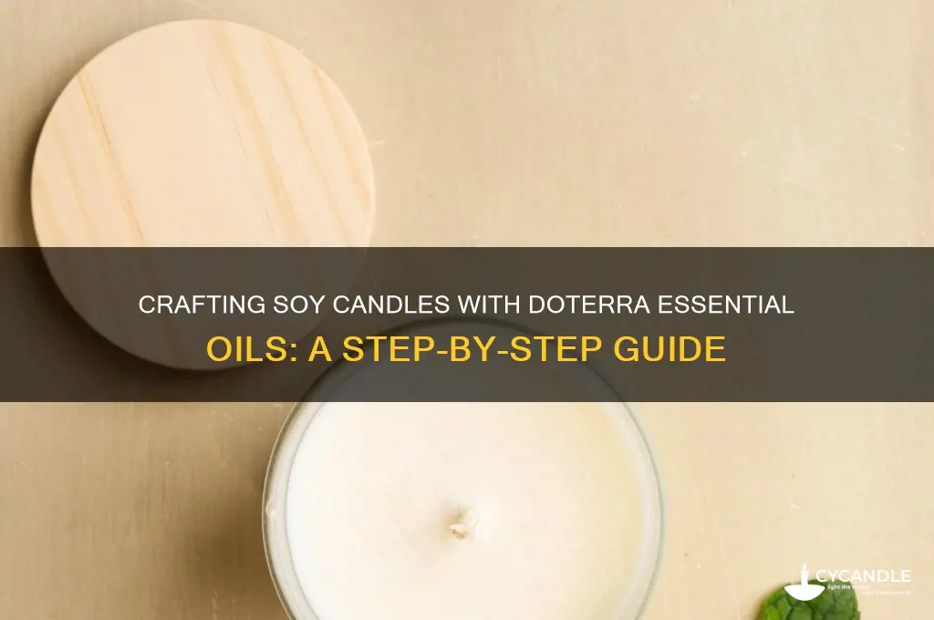 how to make soy candles with doterra essential oils