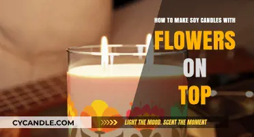 Crafting Soy Candles: Embedding Dried Flowers for a Fragrant Touch