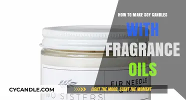 Crafting Soy Candles: A Guide to Using Fragrance Oils