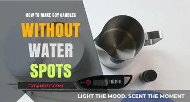 Prevent Water Spots: A Guide to Perfect Soy Candle Making