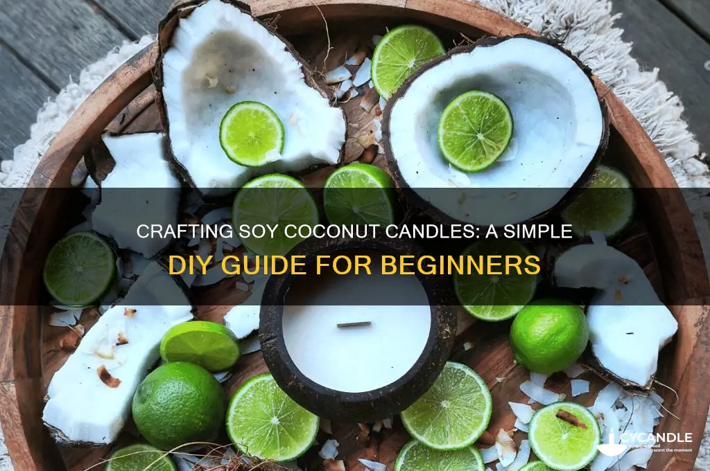 how to make soy coconut candles
