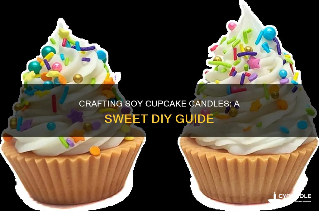 how to make soy cupcake candles