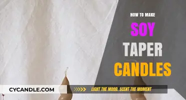 Crafting Soy Taper Candles: A Step-by-Step DIY Guide