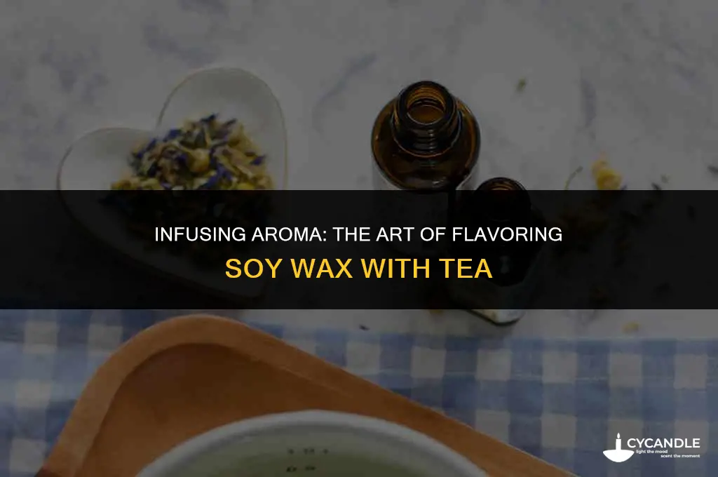 how to make soy wax retain tea flavor