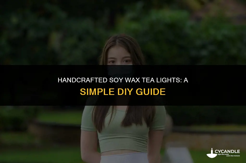 how to make soy wax tea lights