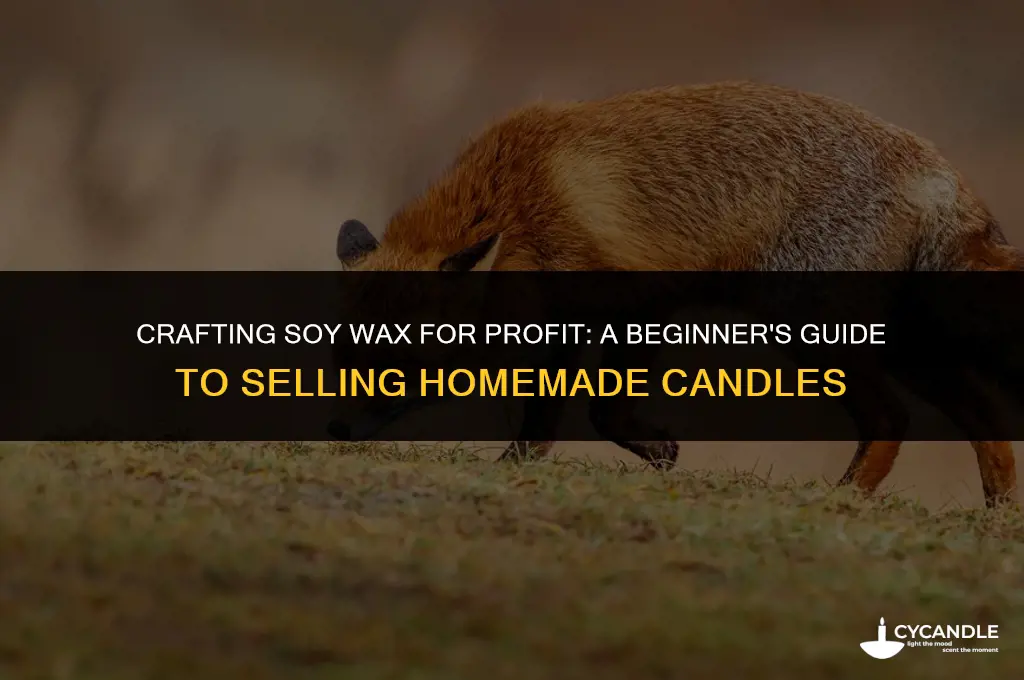 how to make soy wax to sell