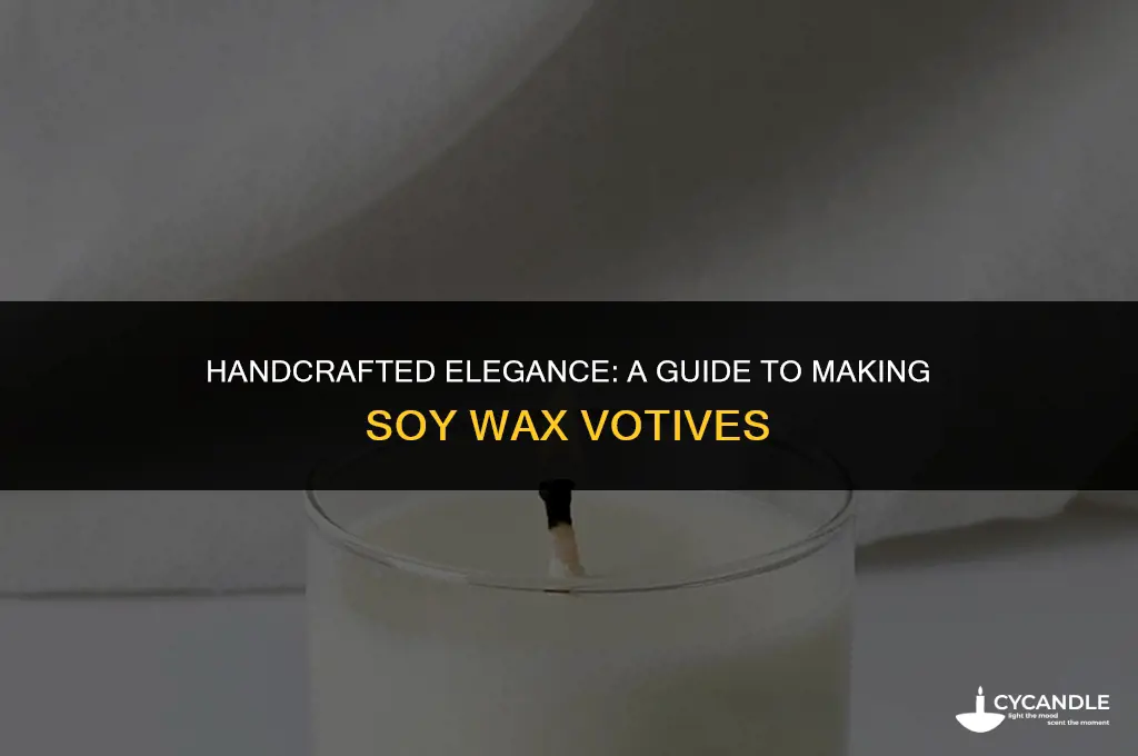 how to make soy wax votives