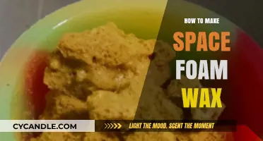 Crafting Cosmic Comfort: A Guide to DIY Space Foam Wax
