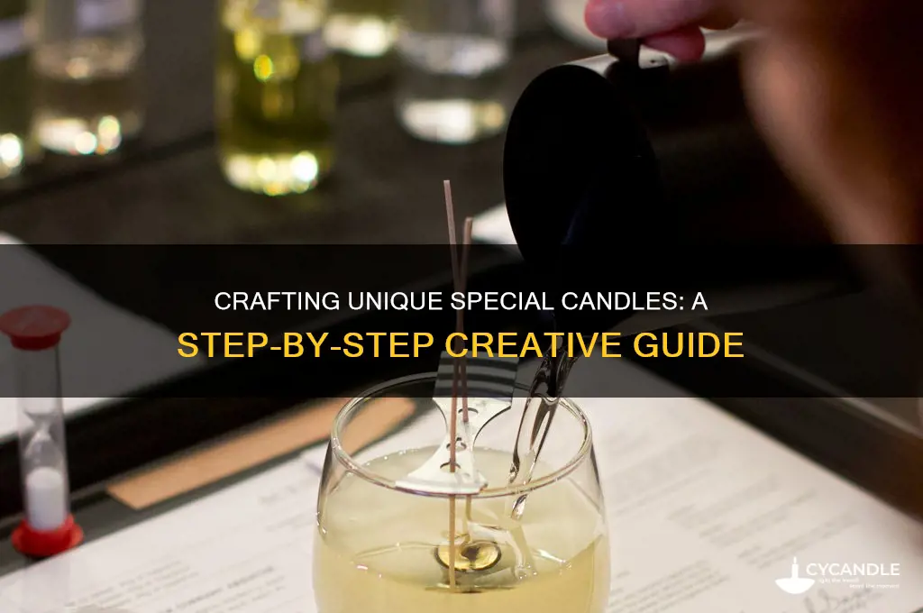 how to make special candles