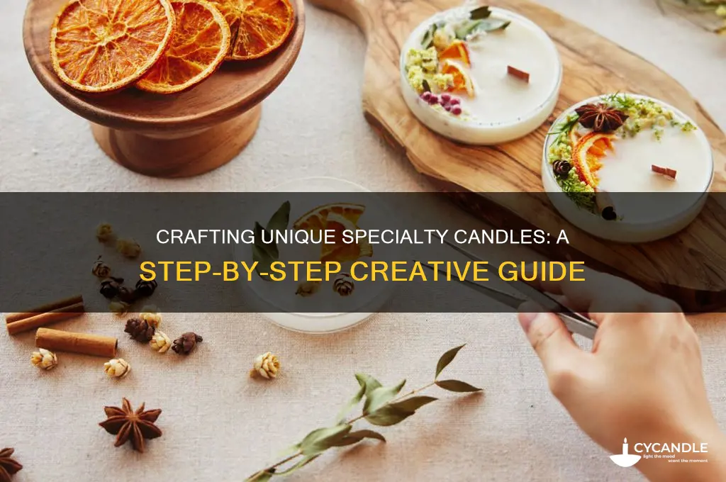 how to make specialty candles