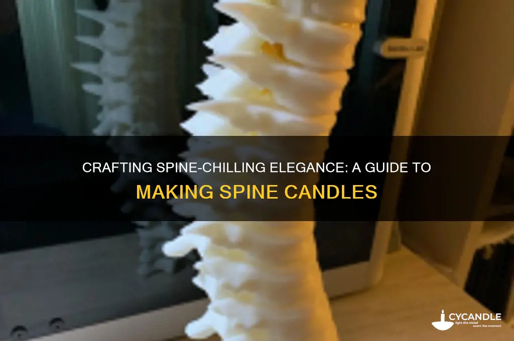 how to make spine candles