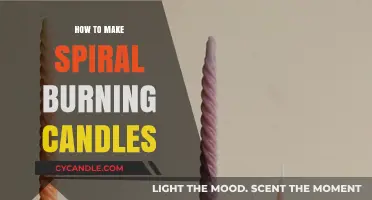 Crafting Spiral Burning Candles: A Step-by-Step DIY Guide