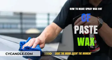 DIY Guide: Transforming Paste Wax into Spray Wax