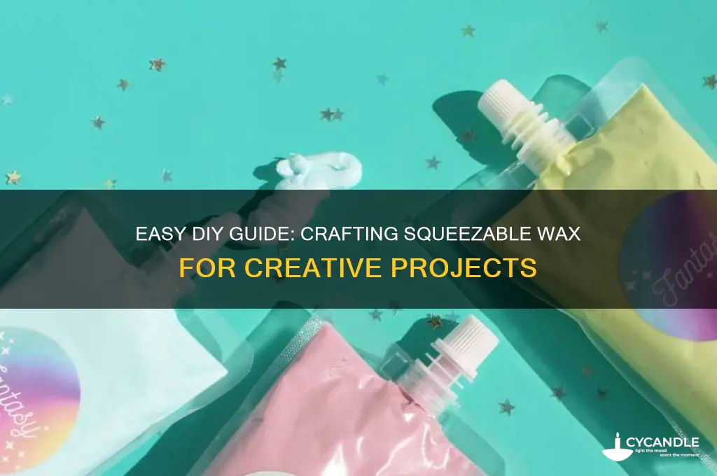 how to make squeezable wax