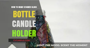 Crafting Stained Glass Bottle Candle Holders: A DIY Guide