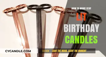 Crafting Everlasting Glow: DIY Stay Lit Birthday Candles Guide
